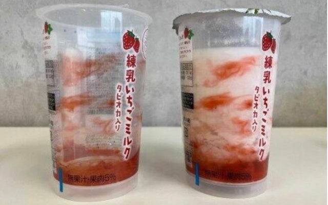 fruit painted on cup 
