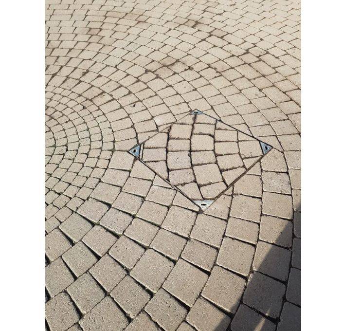 manhole cover put back the wrong way