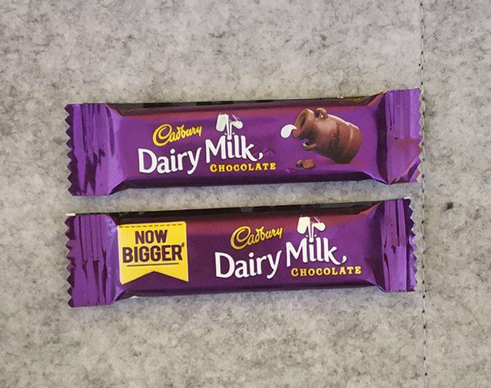 dairy milk bar now bigger