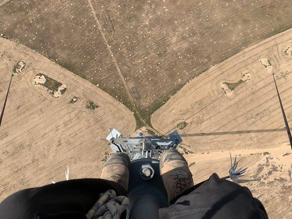 doing work from high