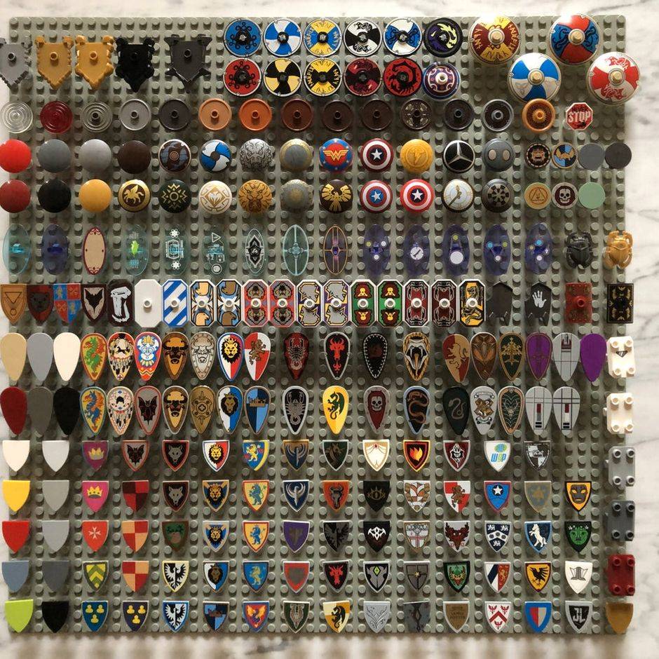 every shield of lego