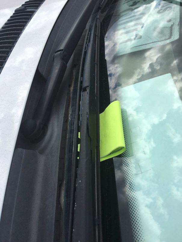 give yourself a ticket first