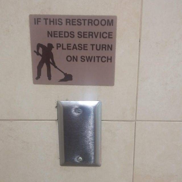 no switch restroom 