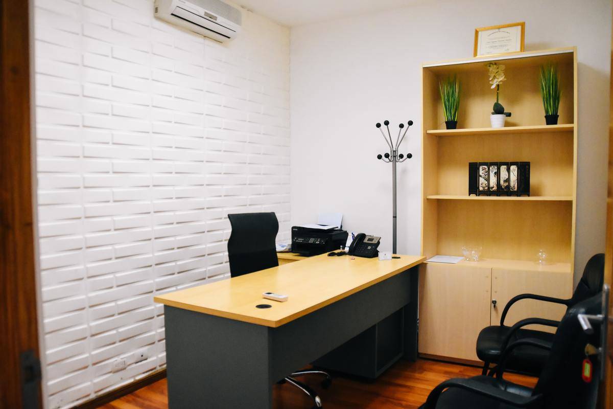 interior of small office