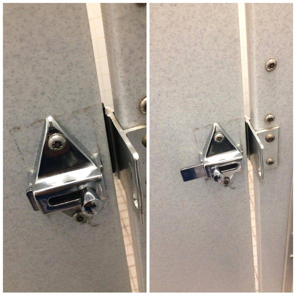 backwards bathroom lock