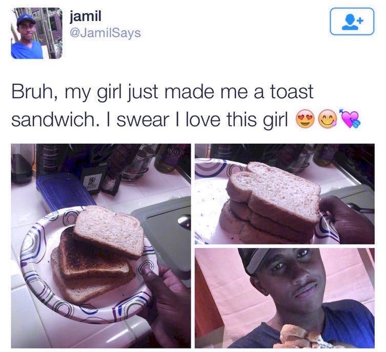 toast sammie from gf