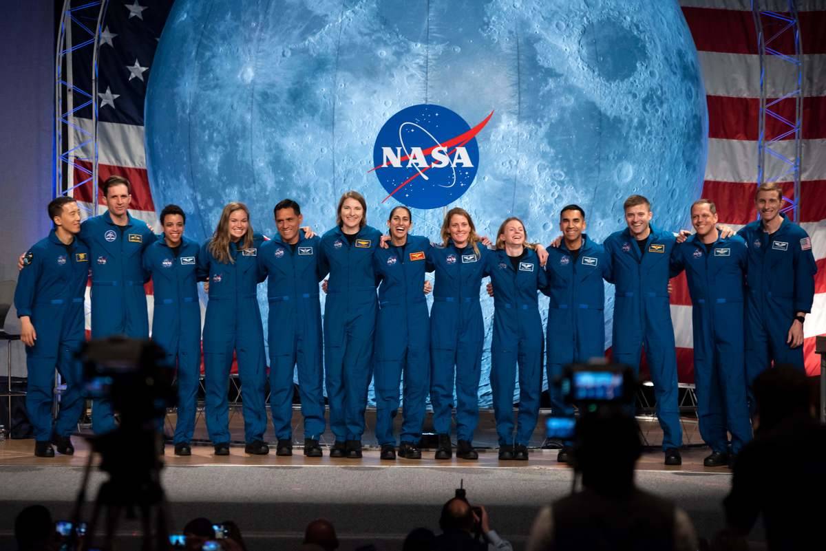 Astronauts celebrate their graduation ceremony to join NASA.