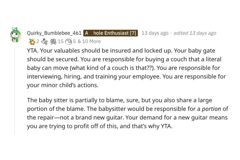 baby proof the house reddit comment