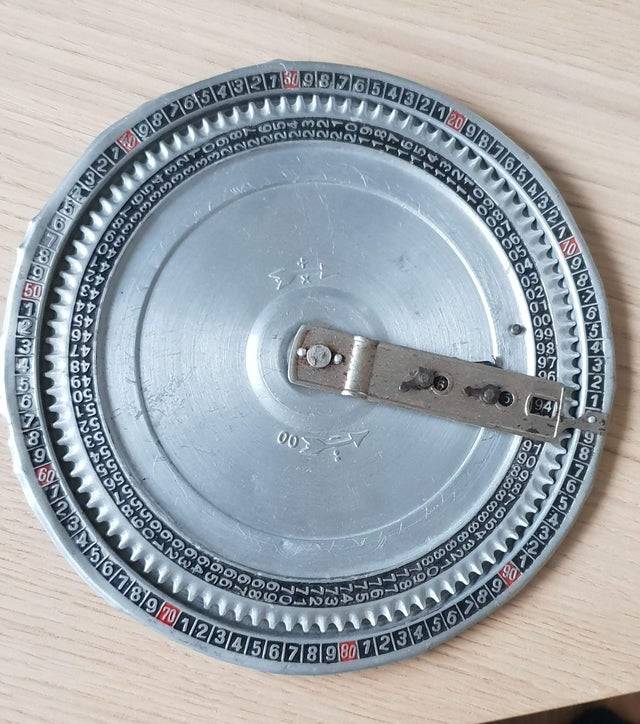 metal calcular wheel