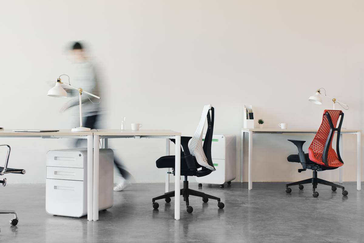 office chairs at desk