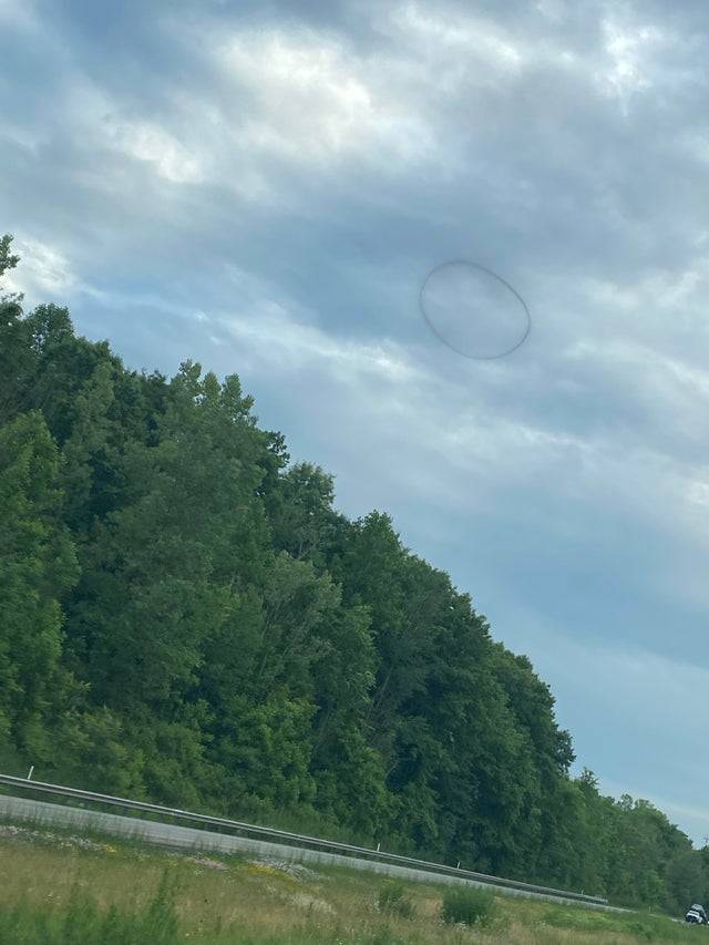 black ring in the sky