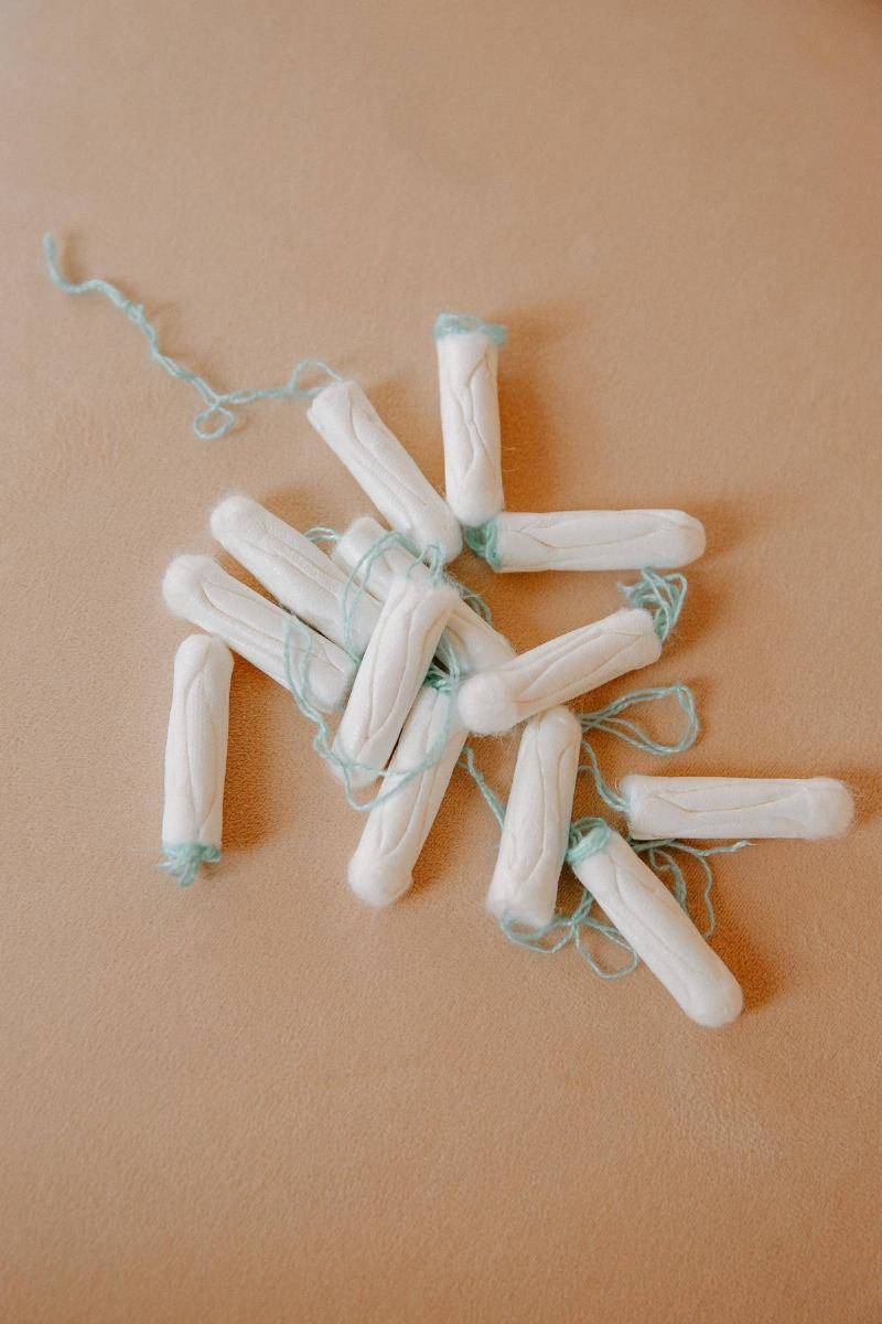 a pile of tampons