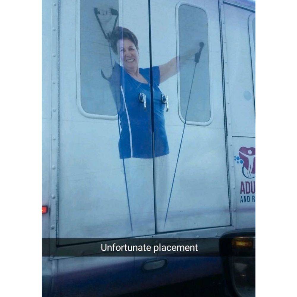 bad placement on this lady