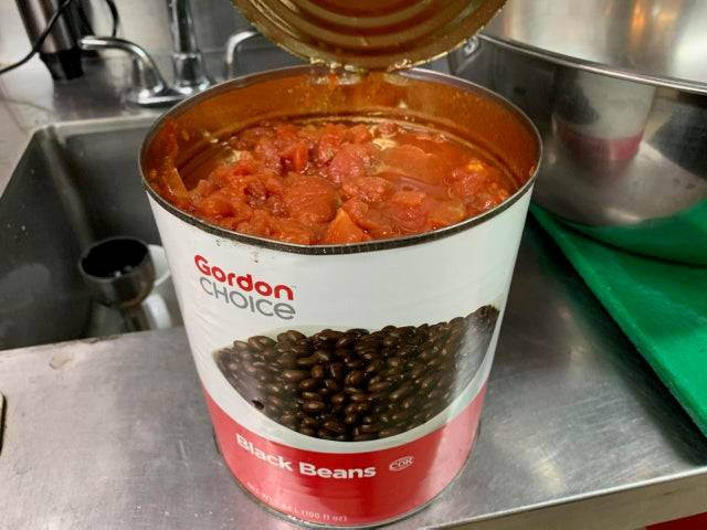 tomatoes in bean can