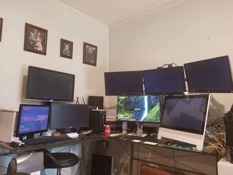 computer work station