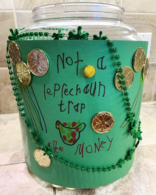 leprechaun trap jar
