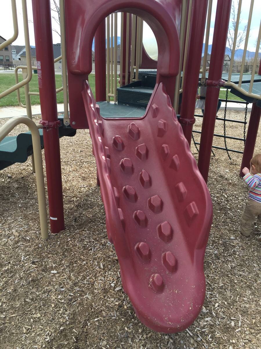 terrible slide for kids