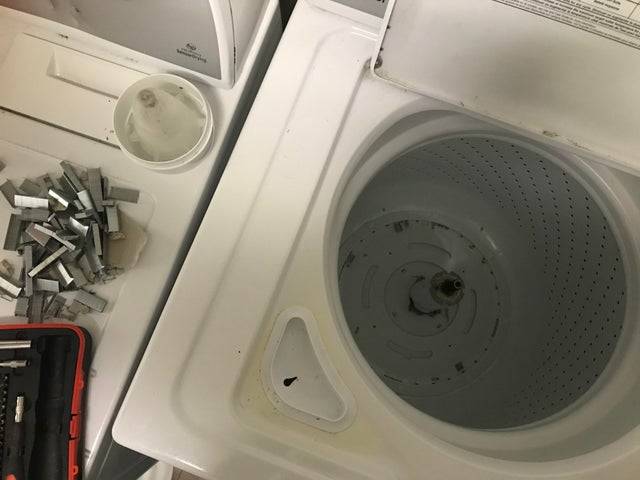 staples in washing machine