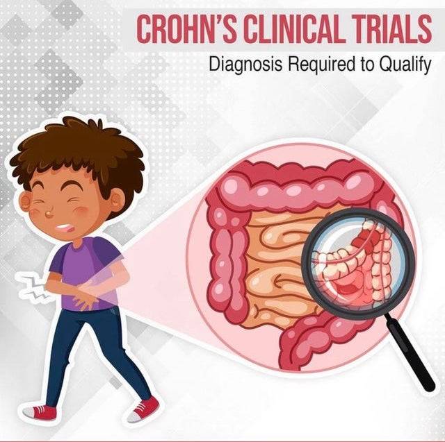 Crohn's ad magnifying glass