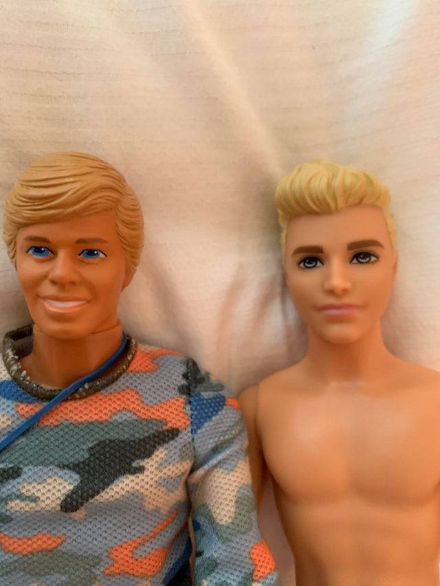 Ken Doll In 1985 vs. 2018