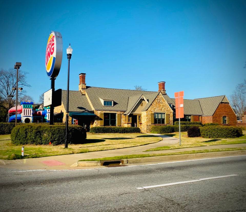 burger king in a house with sign