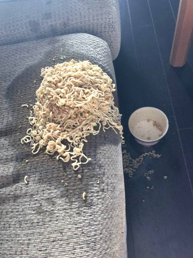 couch ramen doesn't taste very good