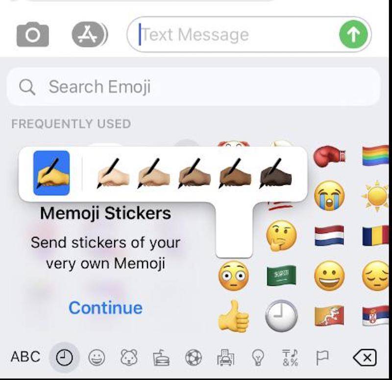 no left hand writing emoji