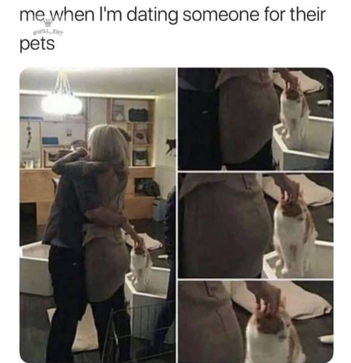 She's only dating you for the pets