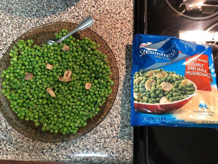 frozen fail from the freezer