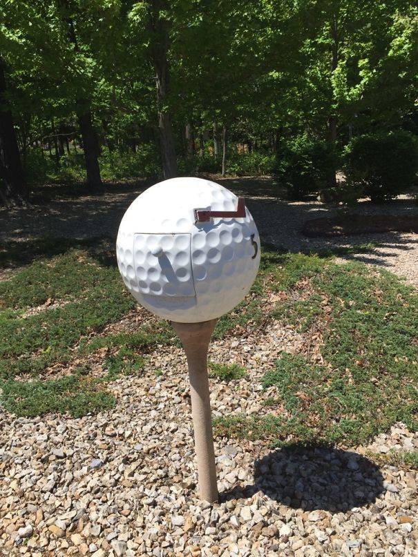 golfball-mailbox