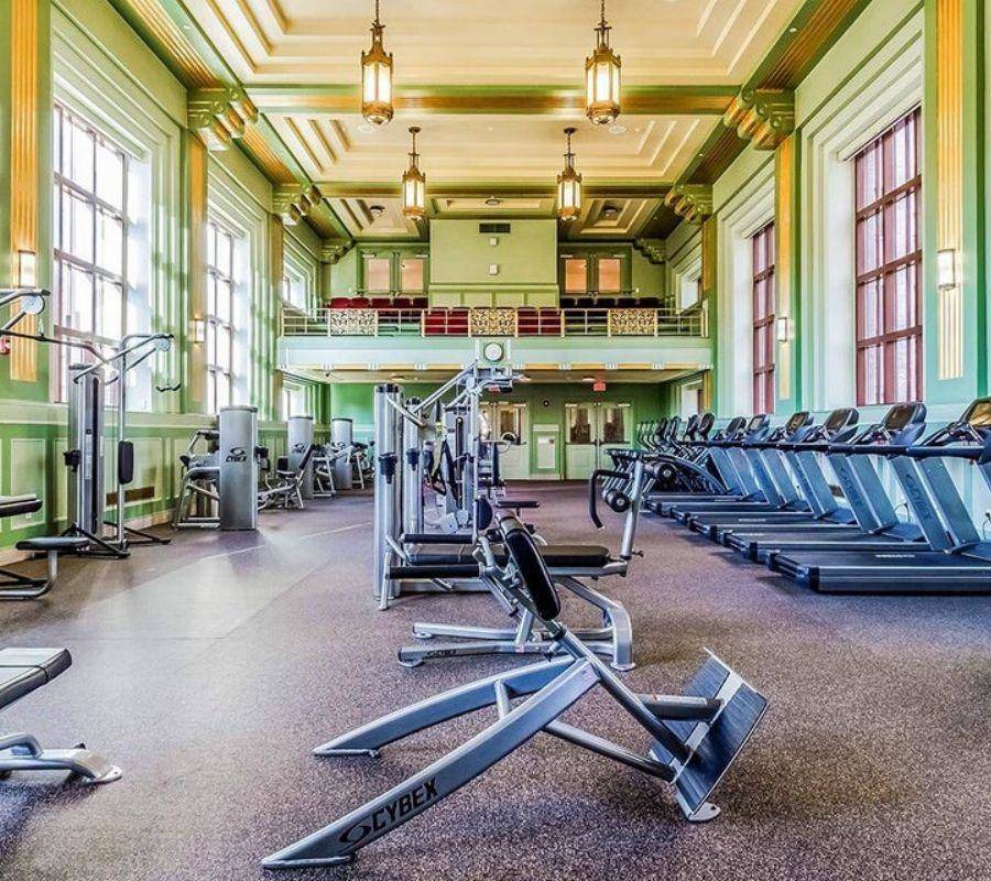 gym in church setting