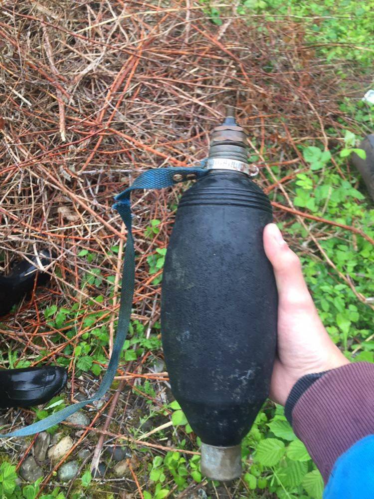 looks like a bomb but really isn't