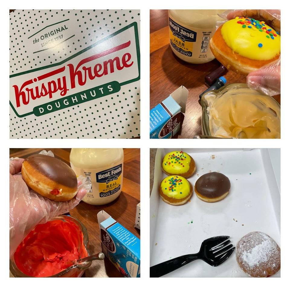 mayonnaise in donuts