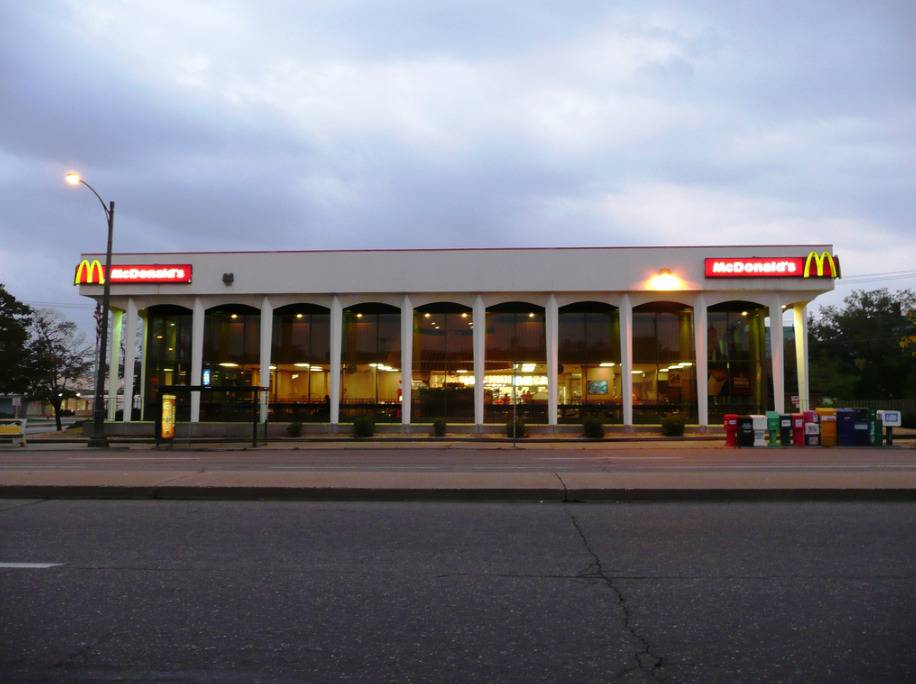 mcdonalds in a bank