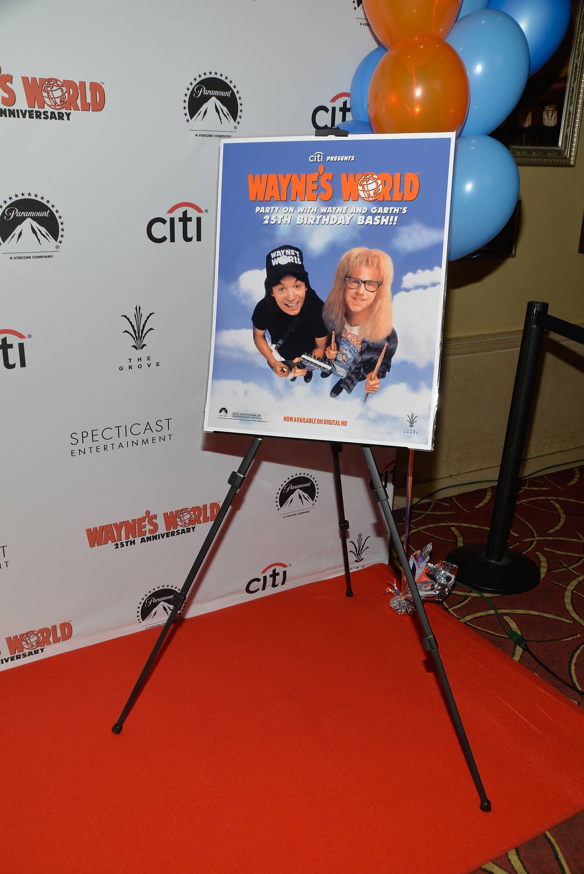 Poster shot at the 'Wayne's World' 25th Anniversary Panel Discussion at Pacific Theaters at the Grove