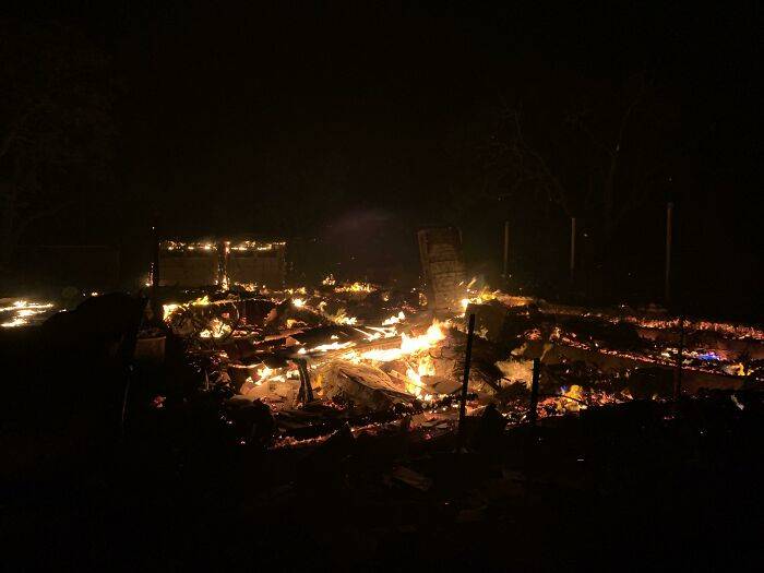 massive fire burning dream home