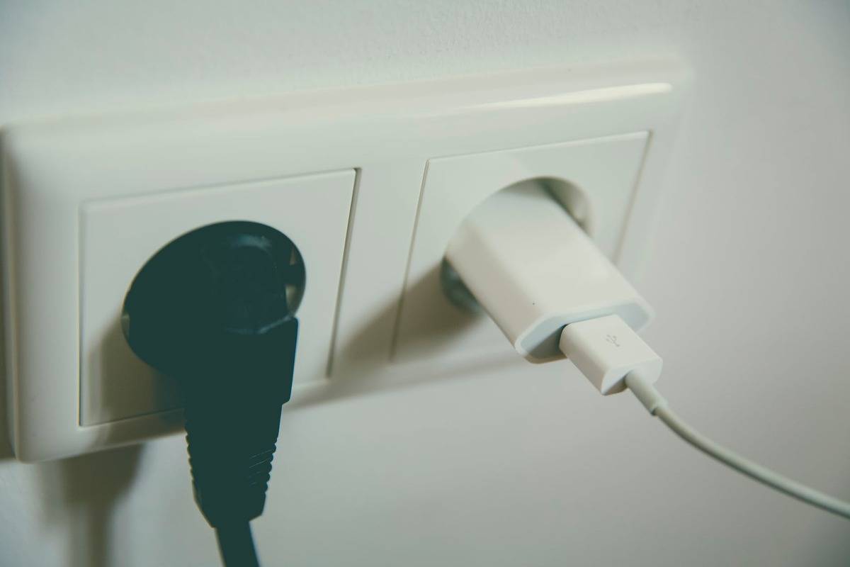 appliances plugged in