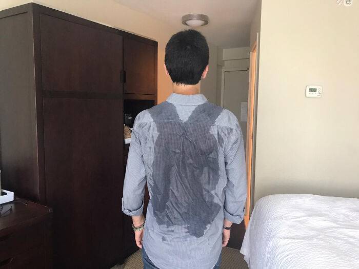 sweaty back man in tallahassee