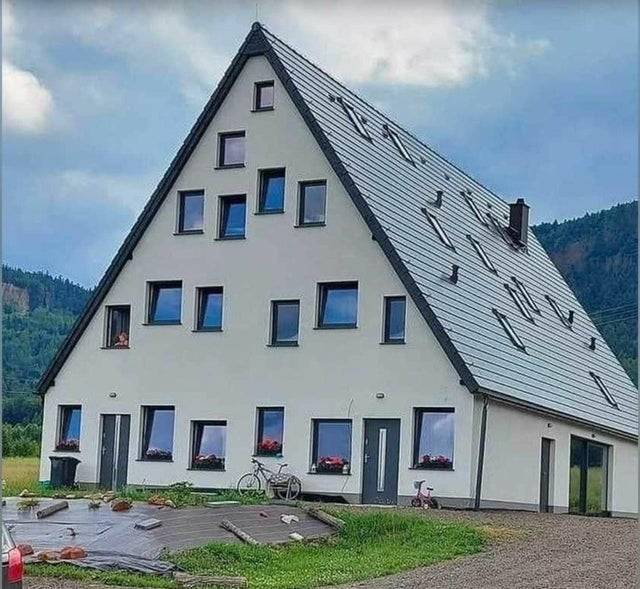 house with many windows