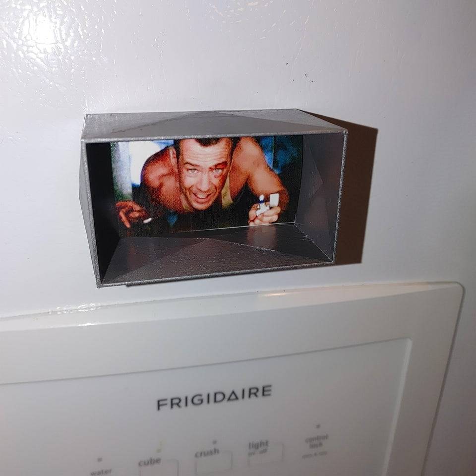 Die Hard fridge magnet 