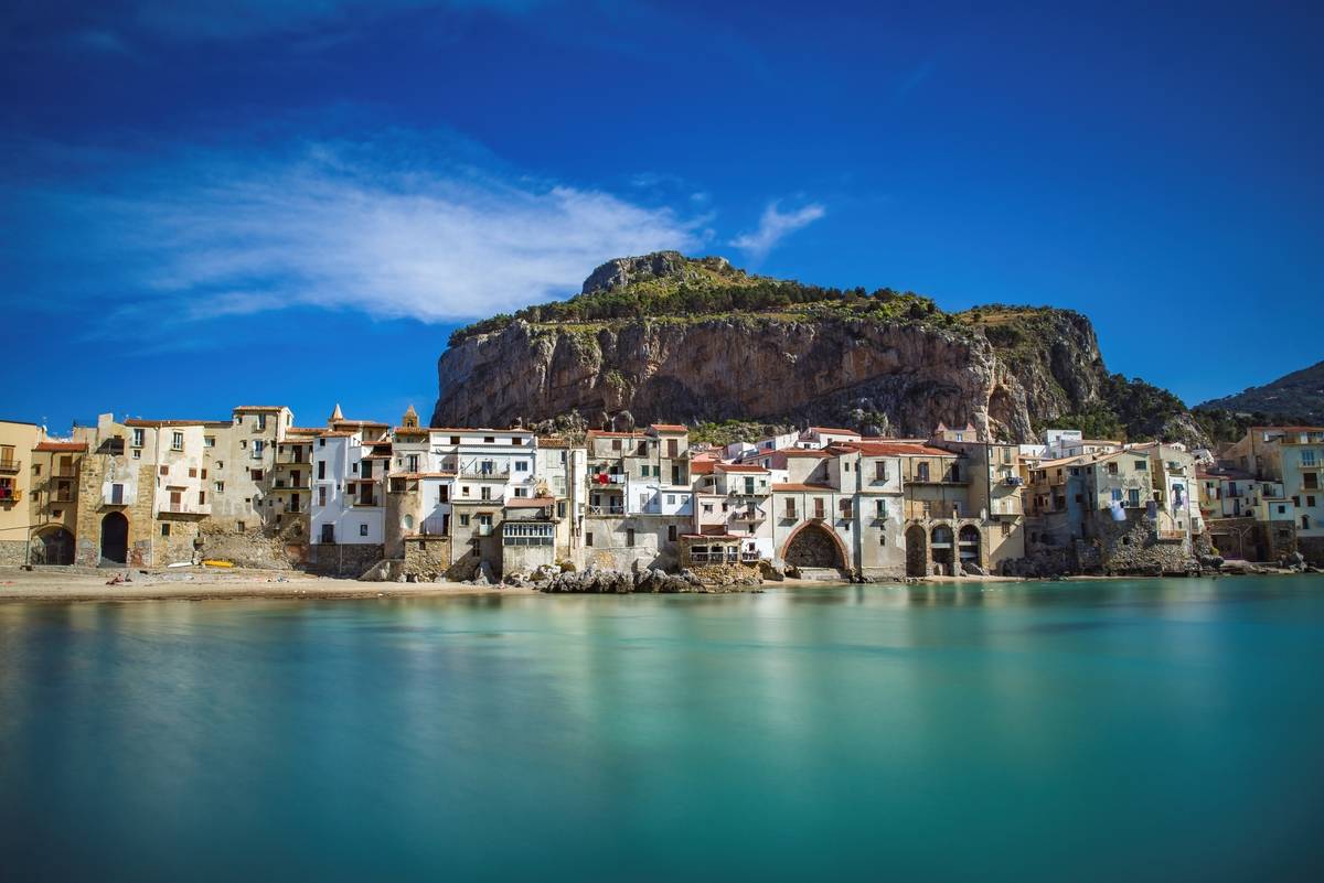 Cefalù, cityscape, palermo, sicily, italy, europe