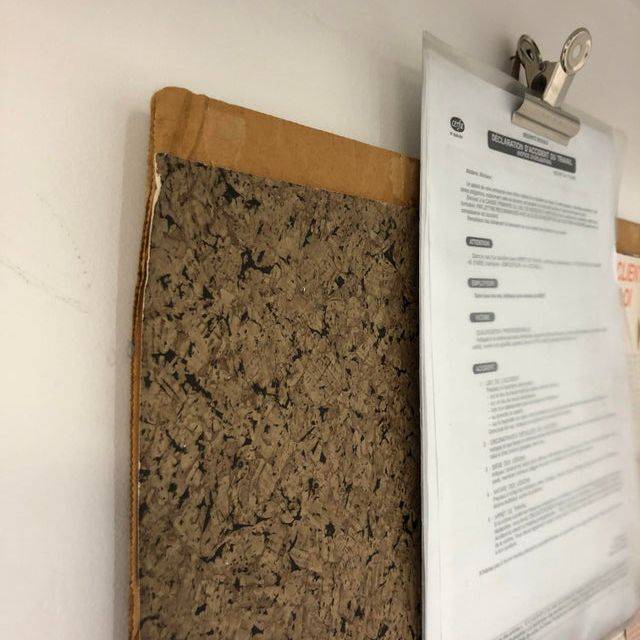 cork print on regular board