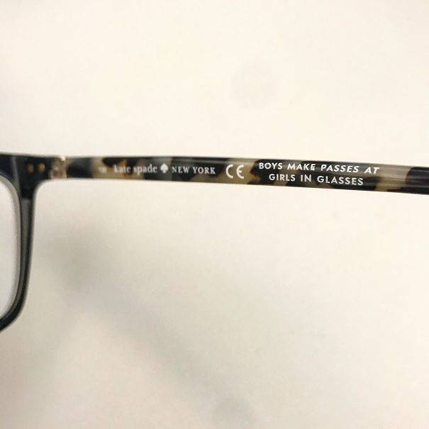 glasses with a secret from kate spade