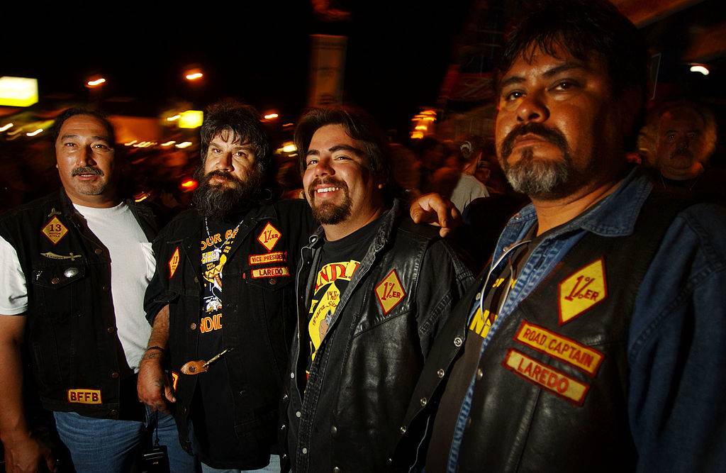 Members of the Loredo, TX chapter of the Bandidos motorcycle club
