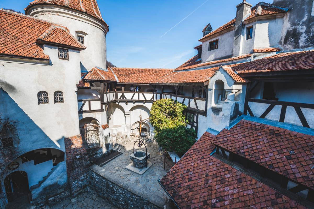The Romanian castle of Bran ( also known as the Dracula...