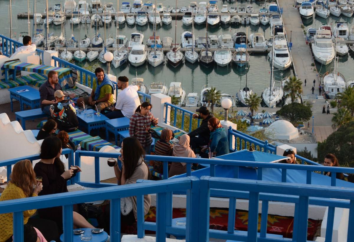 TUNISIA-SIDI BOU SAID-POSTCARD