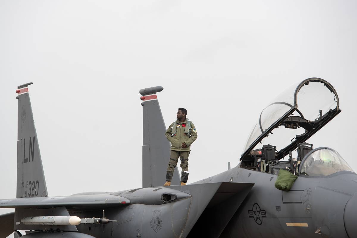 USAF train with RAF