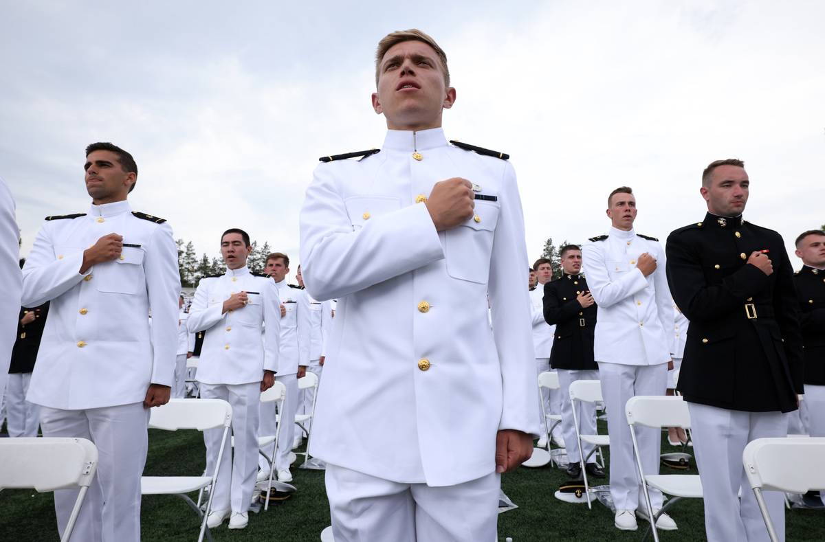 Vice President Harris Speaks At Naval Academy Graduation Ceremony
