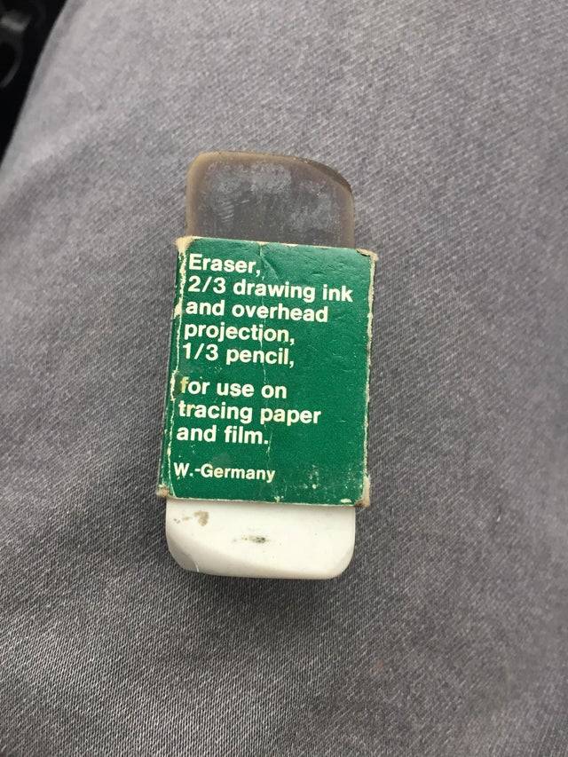 west germany eraser