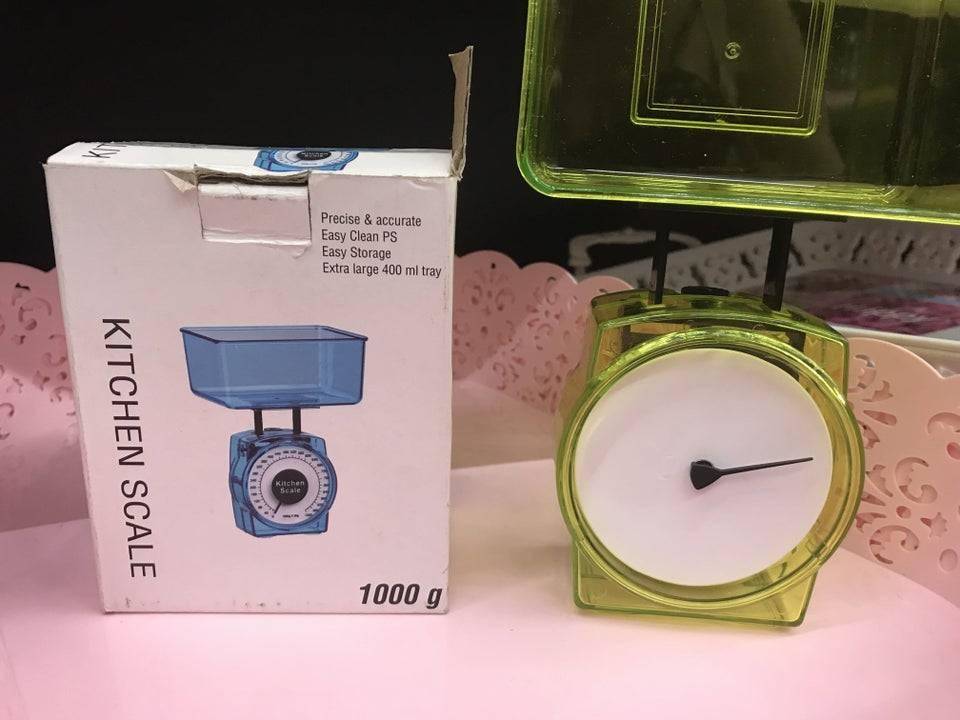 kitchen scale that doesn't have any numbers on it